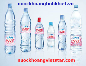 Chai nước khoáng Evian 350 ml chính hãng